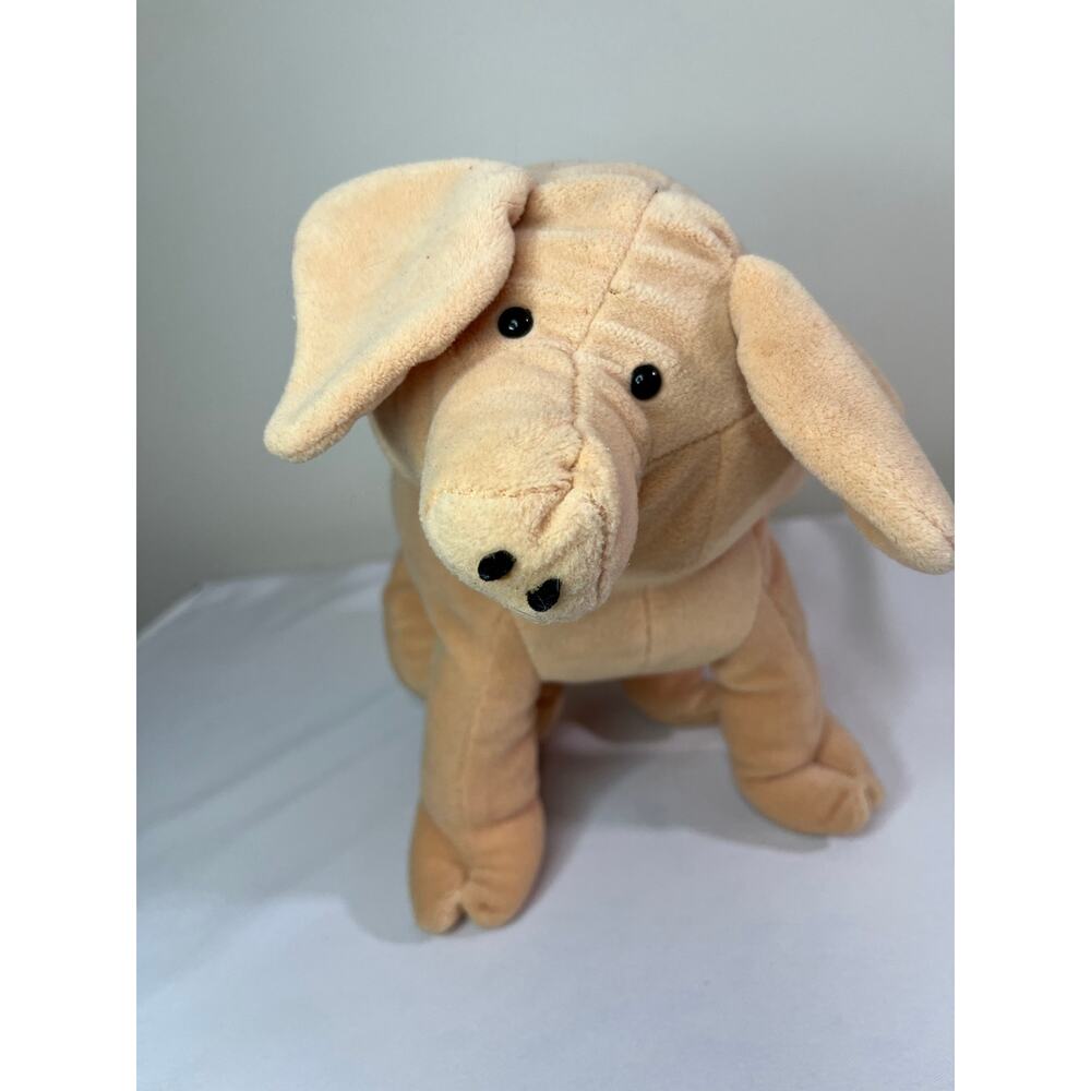 Vintage Pig 12" Plush Hog Curly Tail Soft Stuffed Animal Made in Korea Carousel